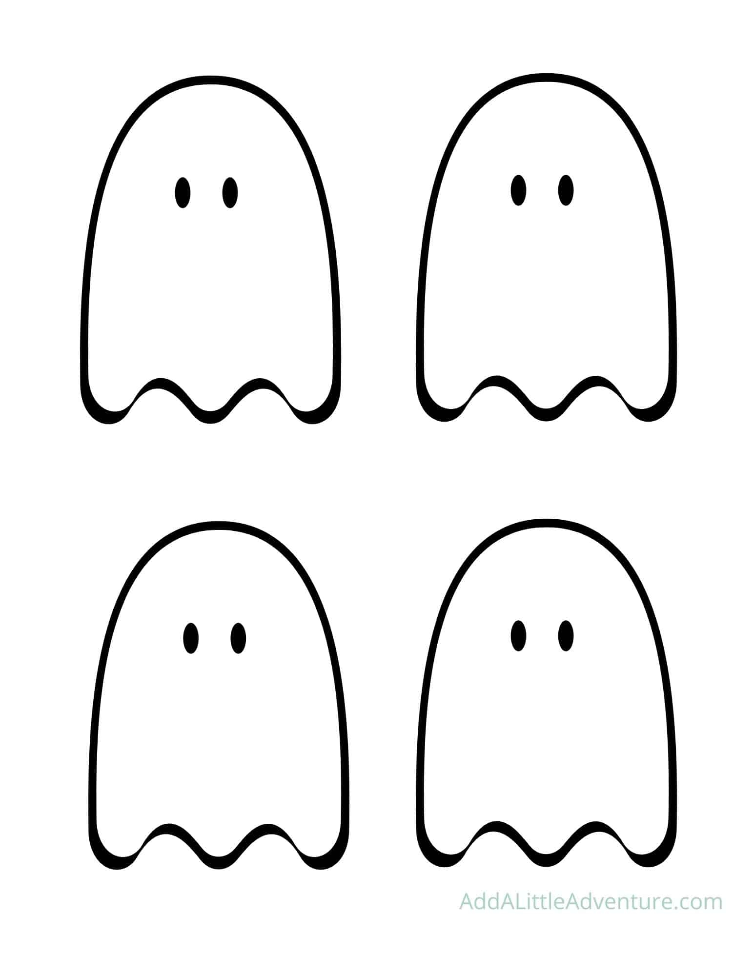 free printable ghost template