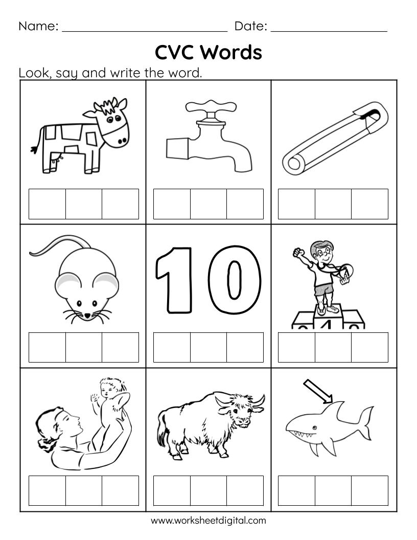 phonics worksheets for kindergarten phonics worksheets for kindergarten