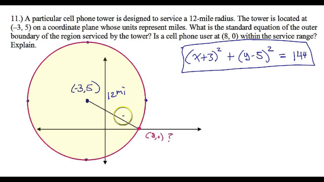 Day 3 HW 11 Circle Word Problem Is The Cell Phone Inside The Range Of Coverage YouTube Day 3 HW 11 Circle Word Problem Is The Cell Phone Inside The Range Of Coverage YouTube