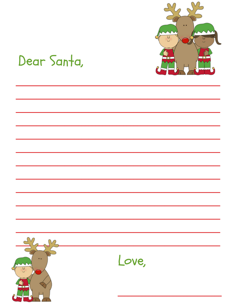 Dear Santa Letter Free Printable An Alli Event Dear Santa Letter Free Printable An Alli Event