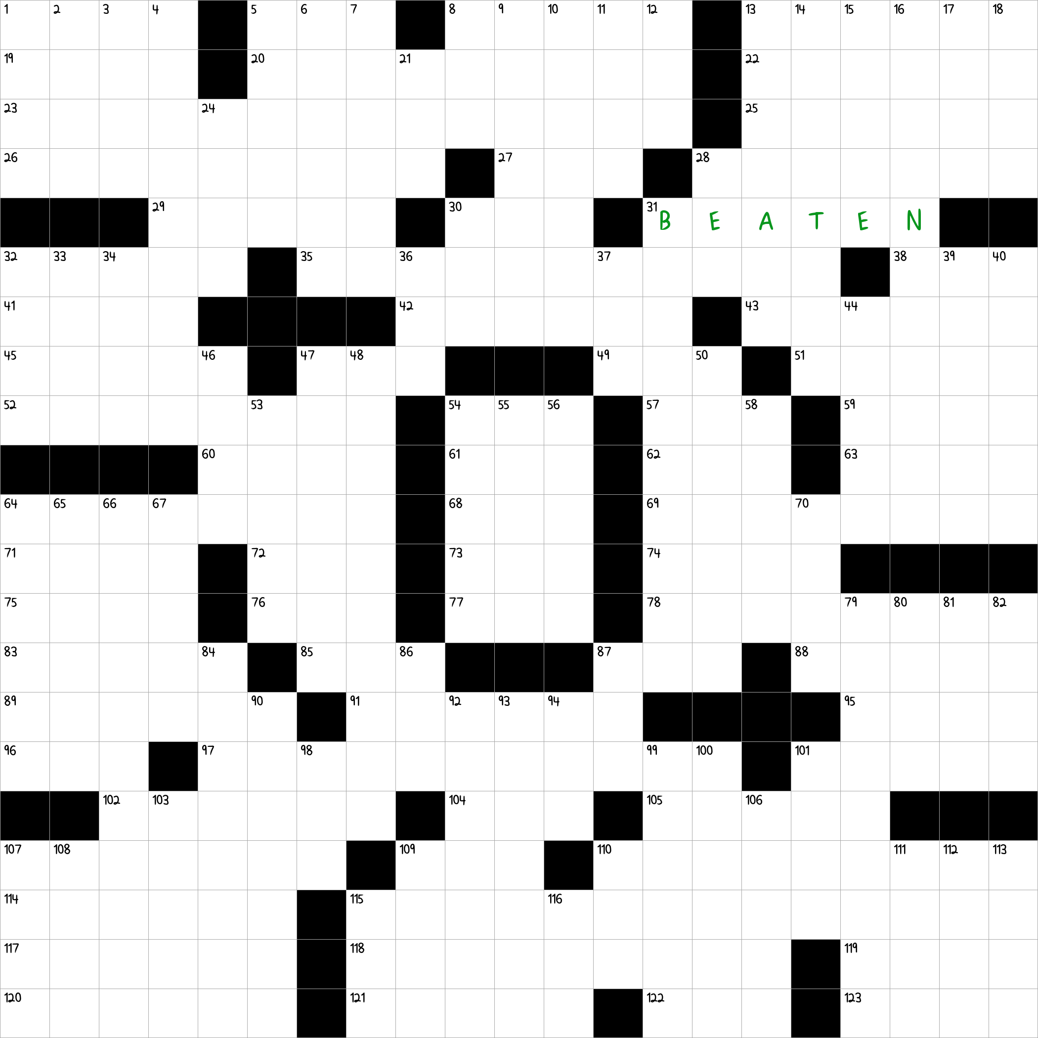 Defeated NYT Crossword Clue December 1 2024