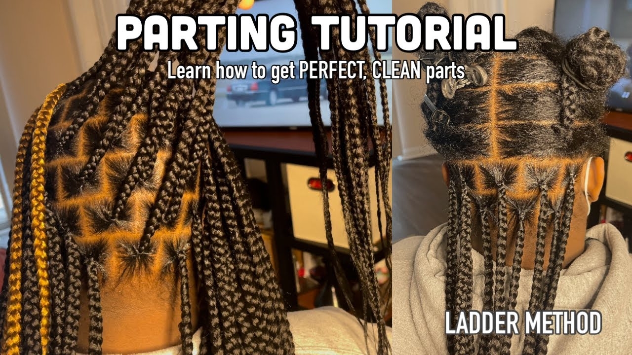 DETAILED Parting Tutorial How To Get Perfect Parts Medium Knotless Braids YouTube DETAILED Parting Tutorial How To Get Perfect Parts Medium Knotless Braids YouTube