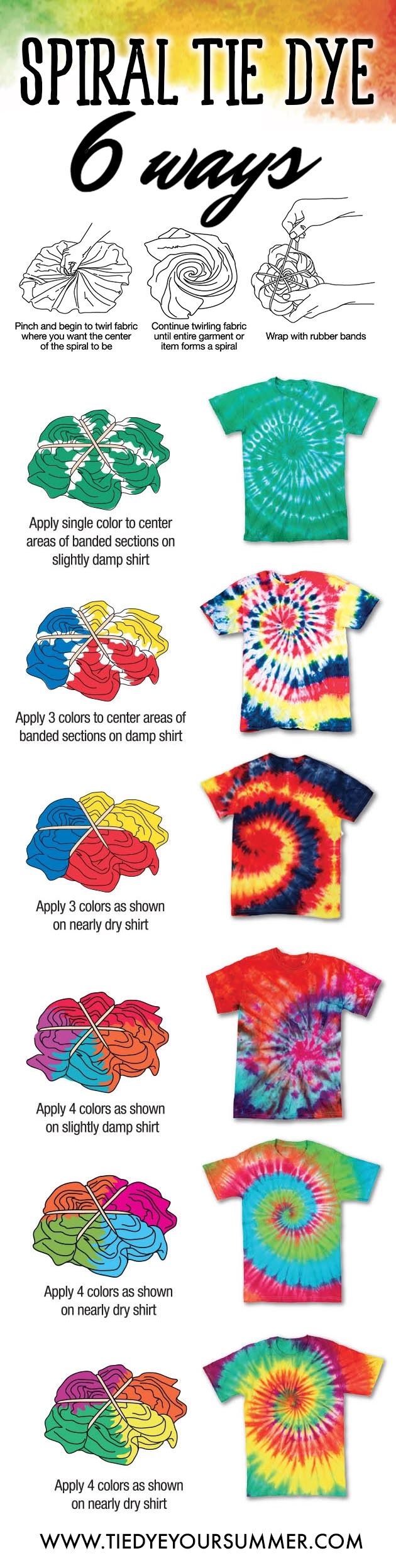 Different Ways To Do Tie Dye Shirts Different Ways To Do Tie Dye Shirts