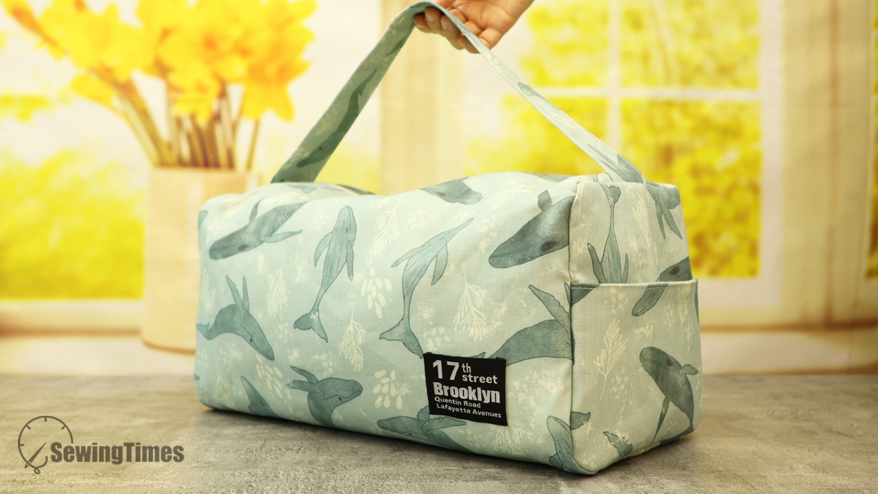 DIY Square Duffel Bag With Side Pockets Diy Pouch And Bag With Sewingtimes DIY Square Duffel Bag With Side Pockets Diy Pouch And Bag With Sewingtimes