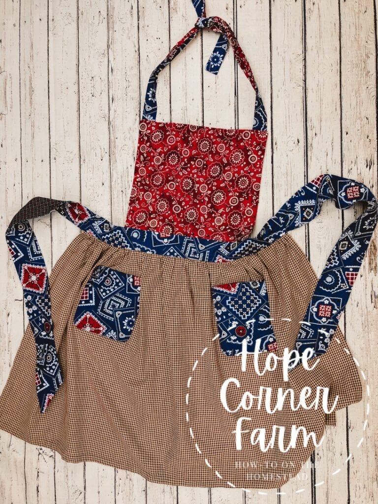 DIY Vintage Full Apron Pattern And Tutorial Hope Corner Farm DIY Vintage Full Apron Pattern And Tutorial Hope Corner Farm
