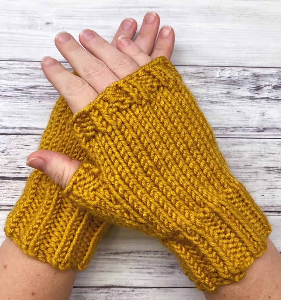 Easiest Fingerless Gloves Knitting Pattern Love Life Yarn Easiest Fingerless Gloves Knitting Pattern Love Life Yarn