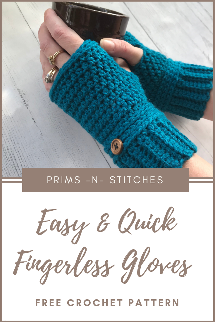 Easy And Quick Fingerless Gloves Prims N Stitches Easy And Quick Fingerless Gloves Prims N Stitches
