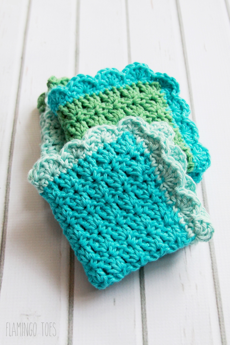 Easy Crochet Dishcloth Pattern Easy Crochet Dishcloth Pattern