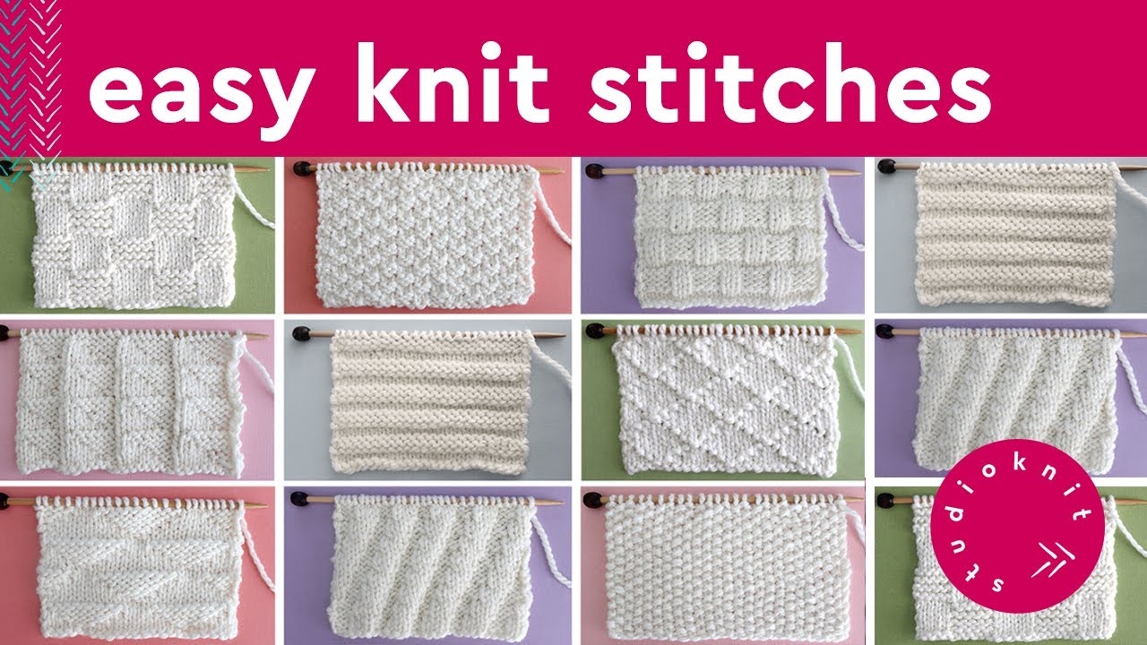Easy Knit Stitch Patterns For Beginners YouTube Easy Knit Stitch Patterns For Beginners YouTube