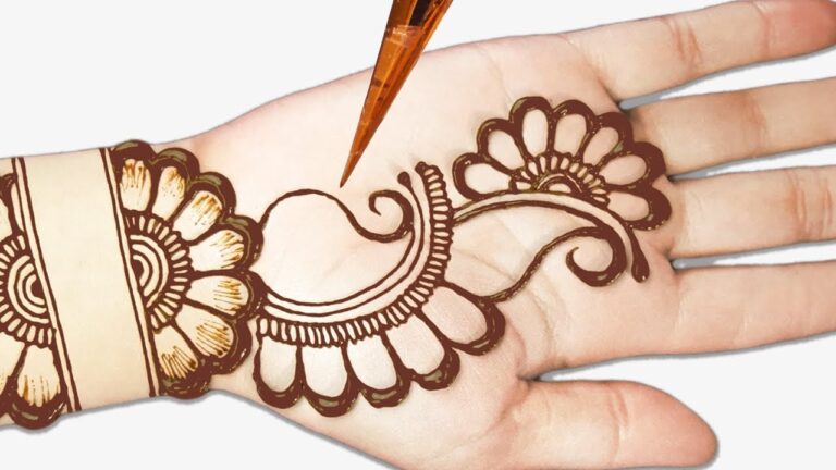Easy Mehndi Designs For Front Hands Easy Beautiful Mehndi Simple Henna Designs 2019 YouTube