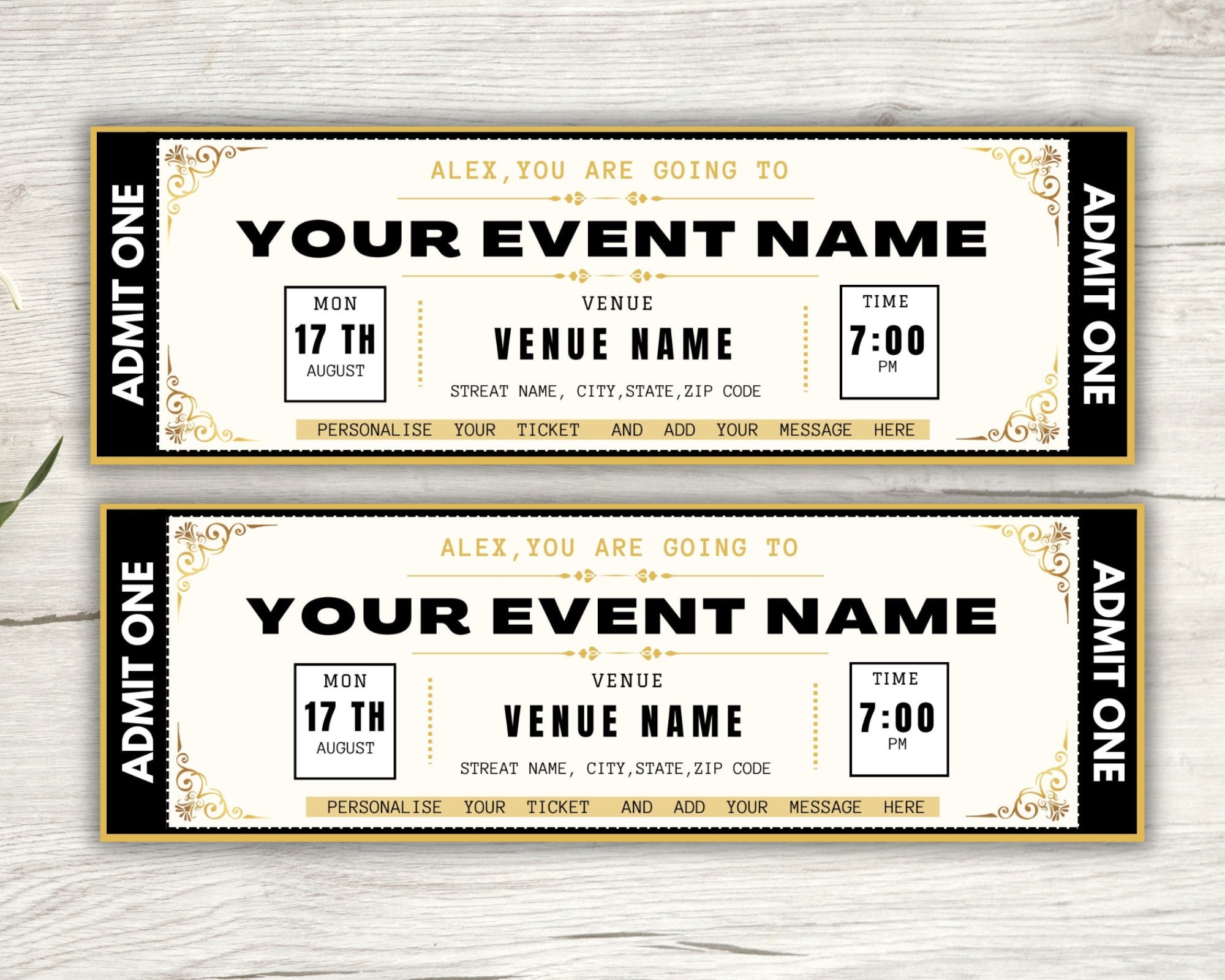 free printable admission ticket template free printable admission ticket template