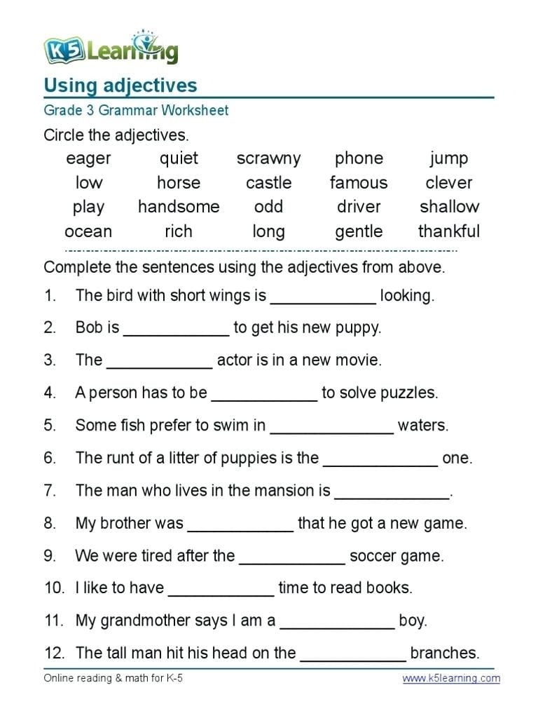 ELA Worksheets Second Third And Fourth Grade Worksheets Library ELA Worksheets Second Third And Fourth Grade Worksheets Library