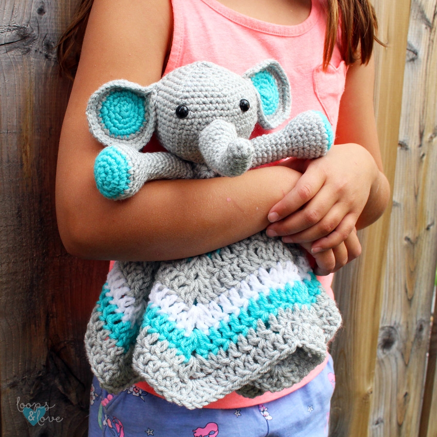 Elephant Lovey Free Crochet Pattern Loops Love Crochet Elephant Lovey Free Crochet Pattern Loops Love Crochet