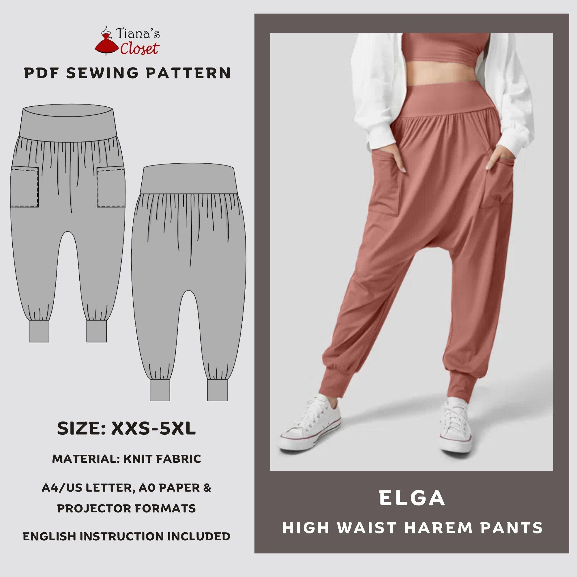 harem pants sewing pattern
