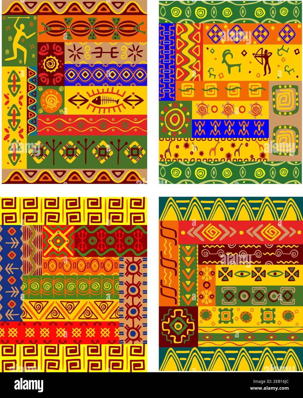 Ethnic Geometric Pattern With Traditional African Ornaments Including Primitive Hunters Animals And Plants In Warm Colors For Fabric And Interior Dec Stock Vector Image Art Alamy Ethnic Geometric Pattern With Traditional African Ornaments Including Primitive Hunters Animals And Plants In Warm Colors For Fabric And Interior Dec Stock Vector Image Art Alamy