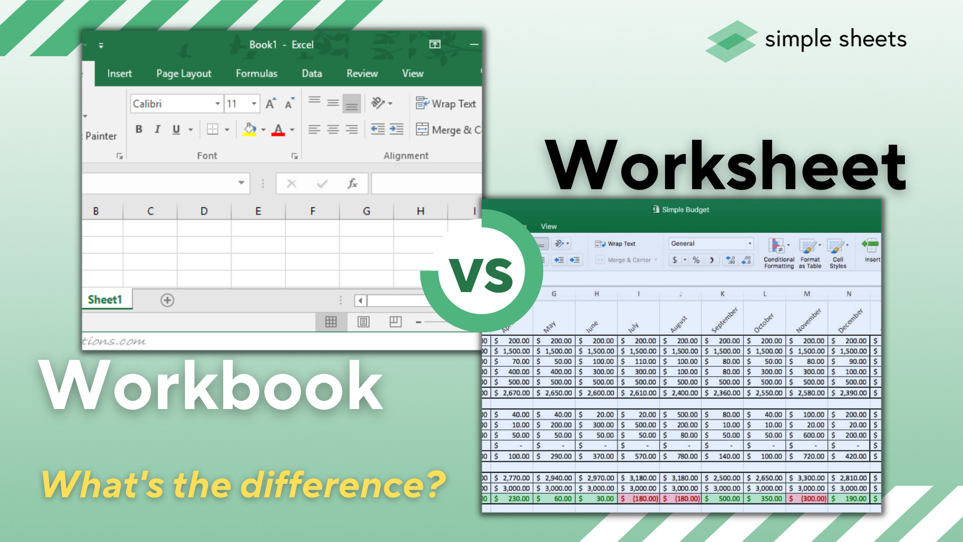 Excel Workbook Vs Worksheet What s The Difference Excel Workbook Vs Worksheet What s The Difference