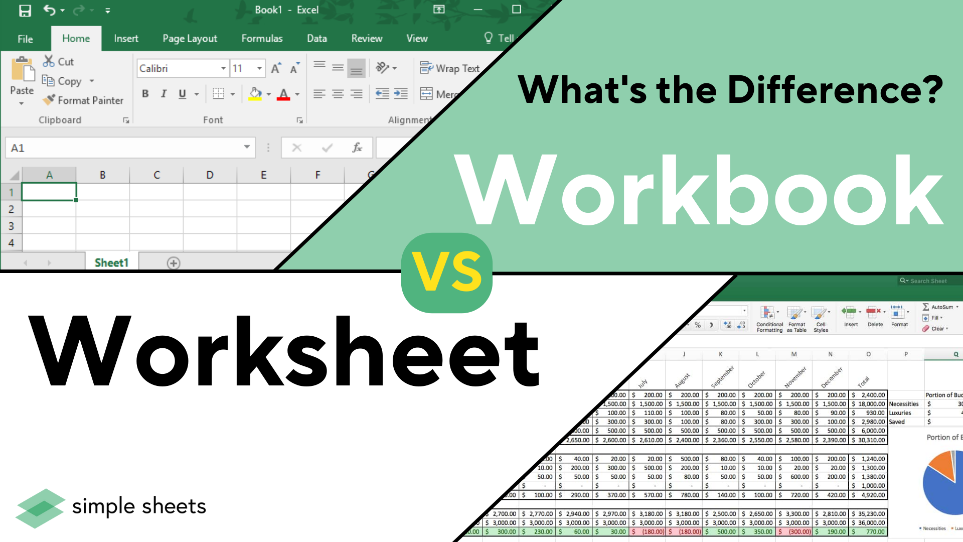 Excel Workbook Vs Worksheet What s The Difference Excel Workbook Vs Worksheet What s The Difference