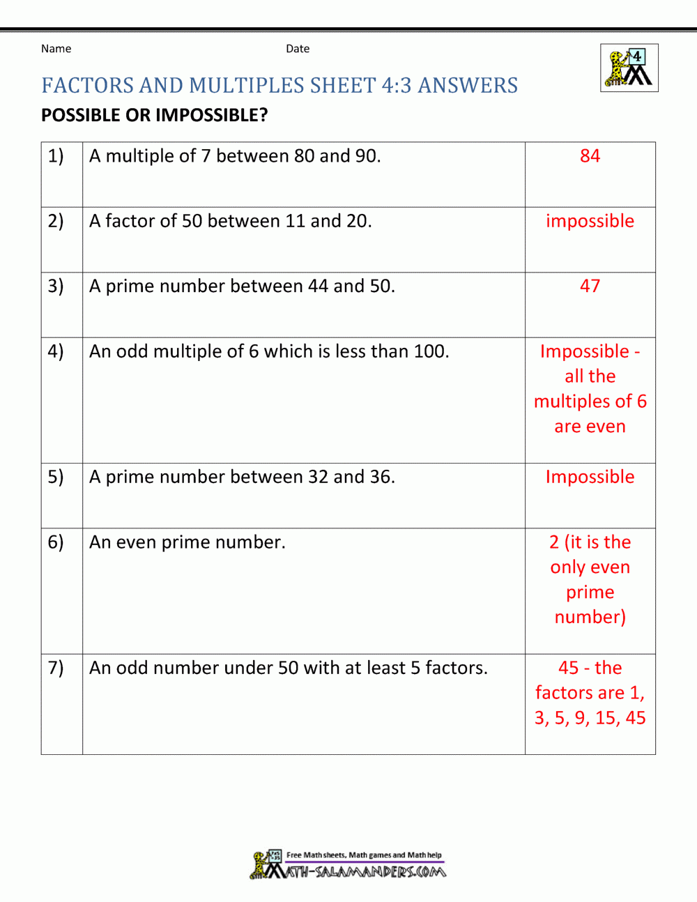 Factors And Multiples Worksheet Worksheets Library Factors And Multiples Worksheet Worksheets Library