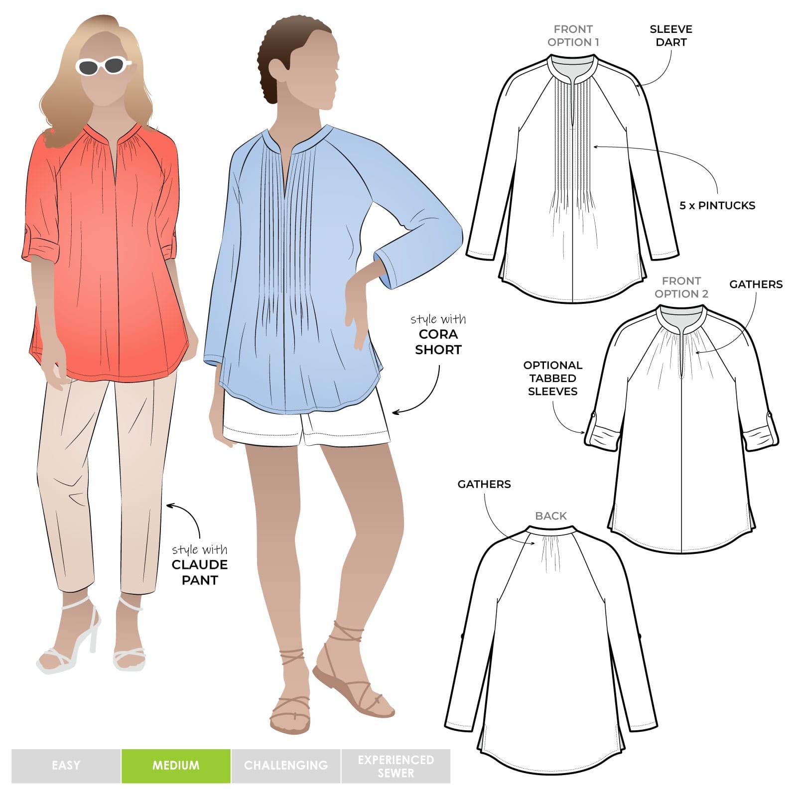 Faith Woven Top Sewing Pattern Casual Patterns Style Arc Faith Woven Top Sewing Pattern Casual Patterns Style Arc