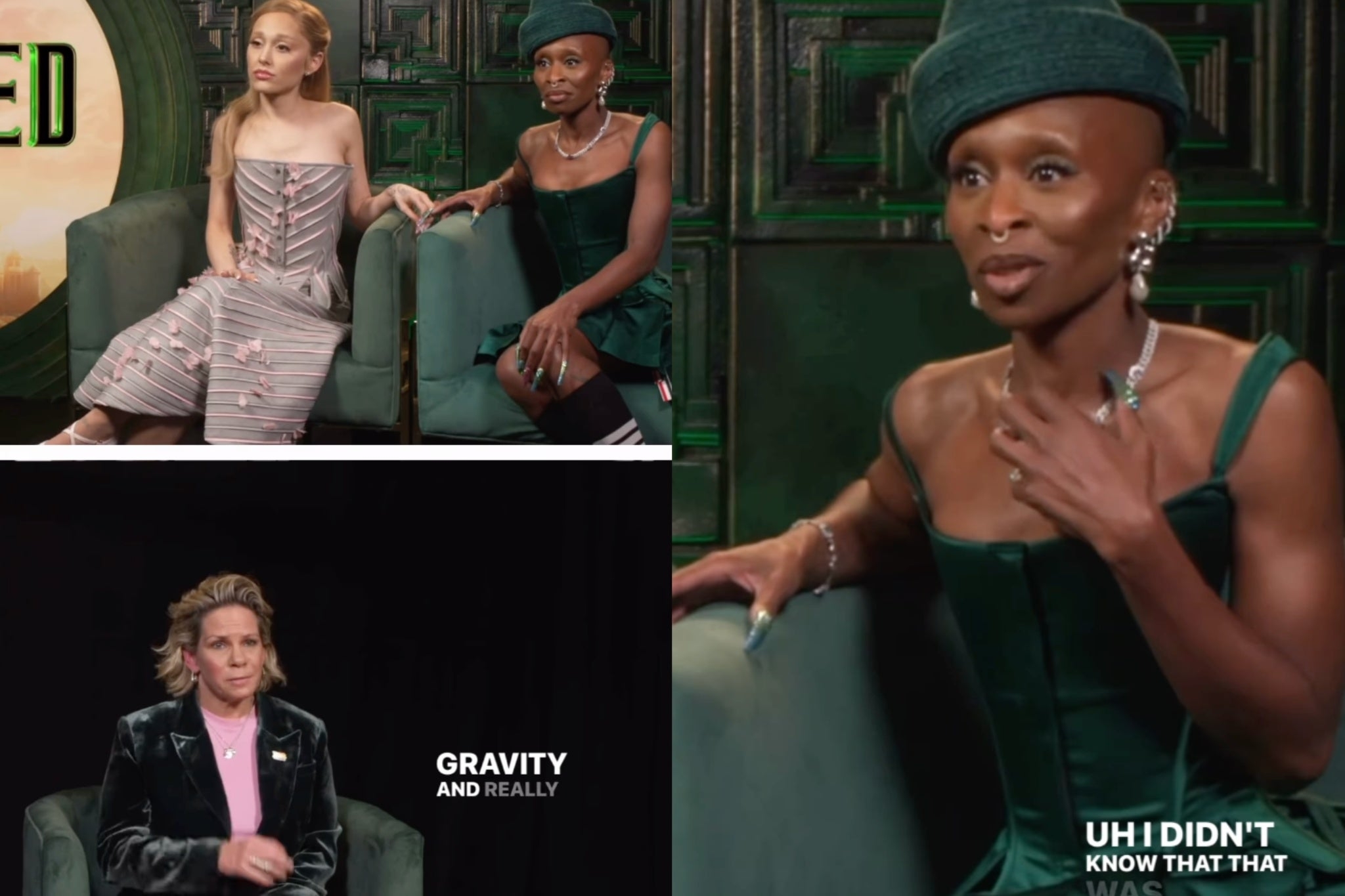 Fans In Hysterics Over Interviewer s Bizarre Exchange Over Wicked s Defying Gravity With Cynthia Erivo The Independent Fans In Hysterics Over Interviewer s Bizarre Exchange Over Wicked s Defying Gravity With Cynthia Erivo The Independent