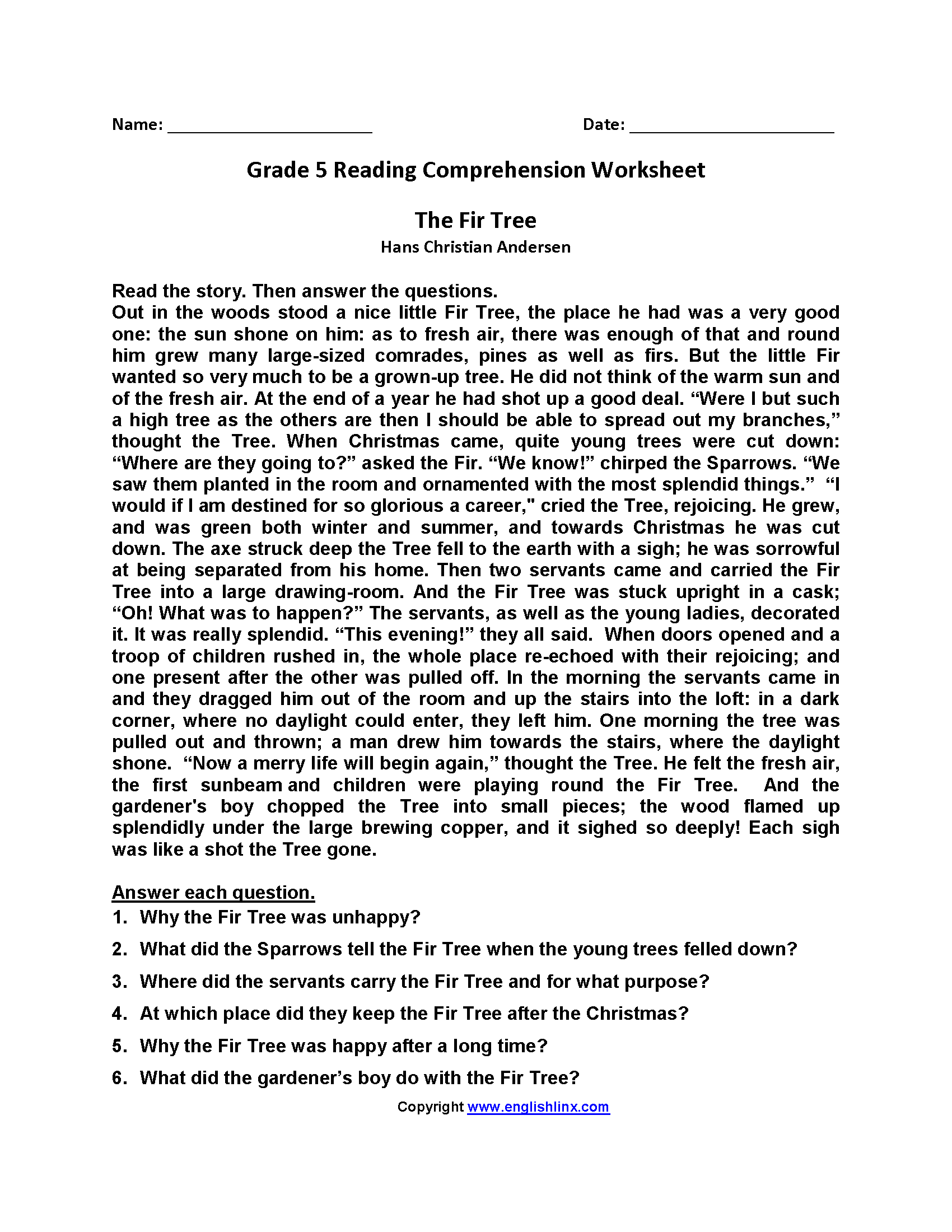 Fifth Grade Reading Worksheets Improve Fluency Vocabulary Fifth Grade Reading Worksheets Improve Fluency Vocabulary