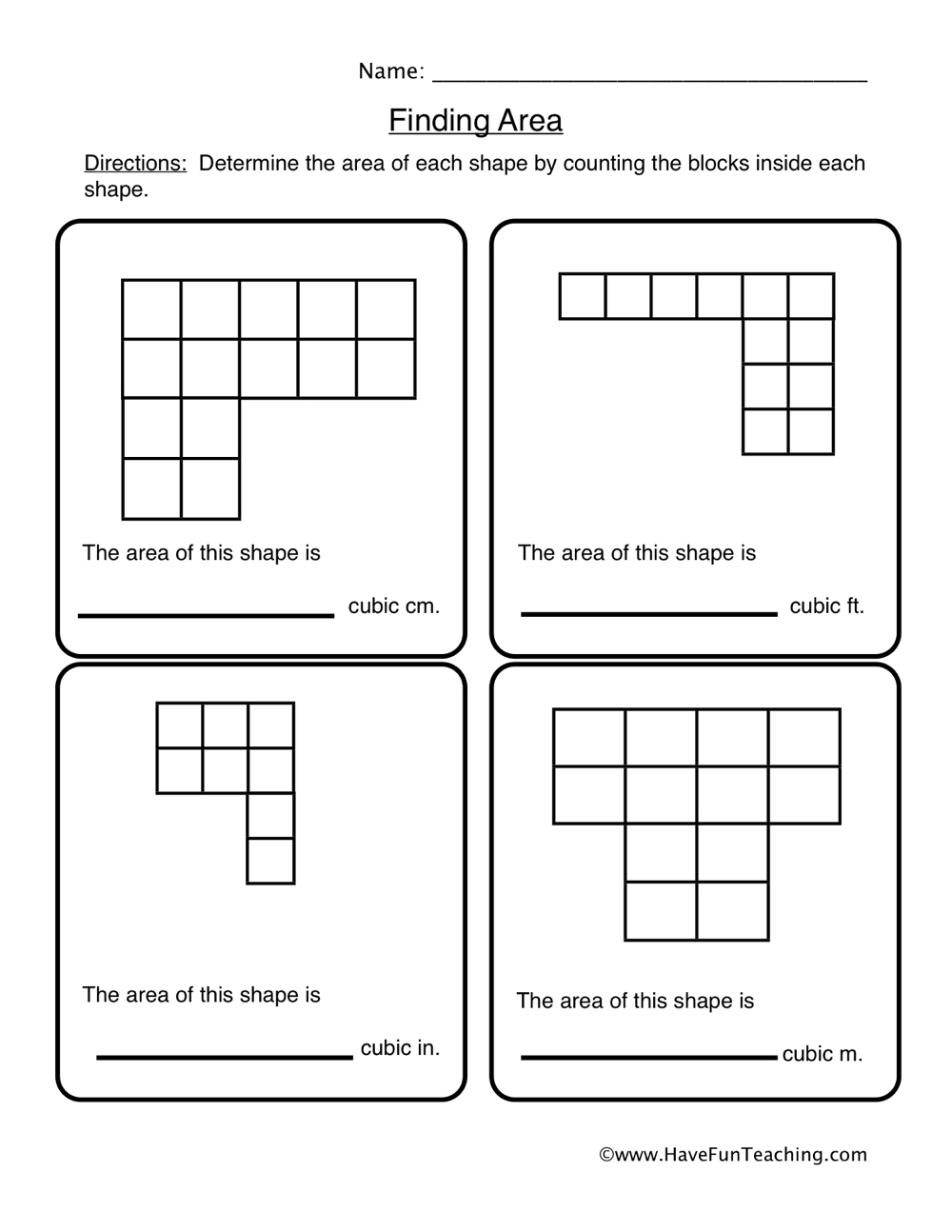 Finding Area Of Irregular Shapes Worksheet Have Fun Teaching Finding Area Of Irregular Shapes Worksheet Have Fun Teaching