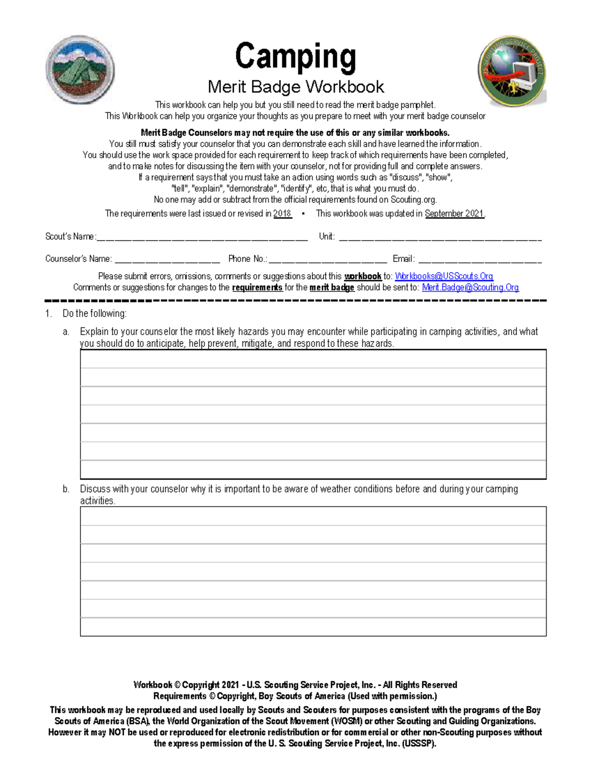 emergency preparedness merit badge worksheet emergency preparedness merit badge worksheet