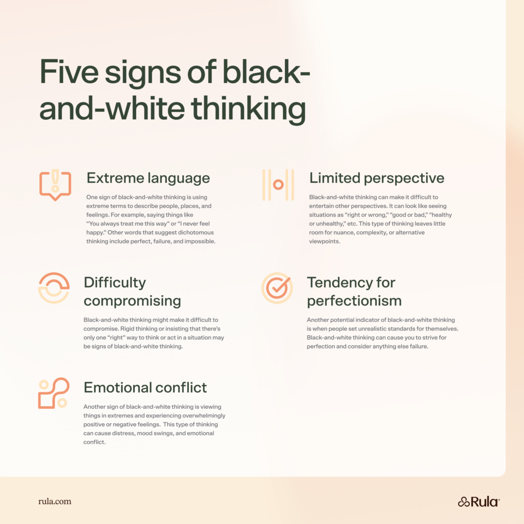 Five Signs Of Black and white Thinking And How To Overcome It Five Signs Of Black and white Thinking And How To Overcome It