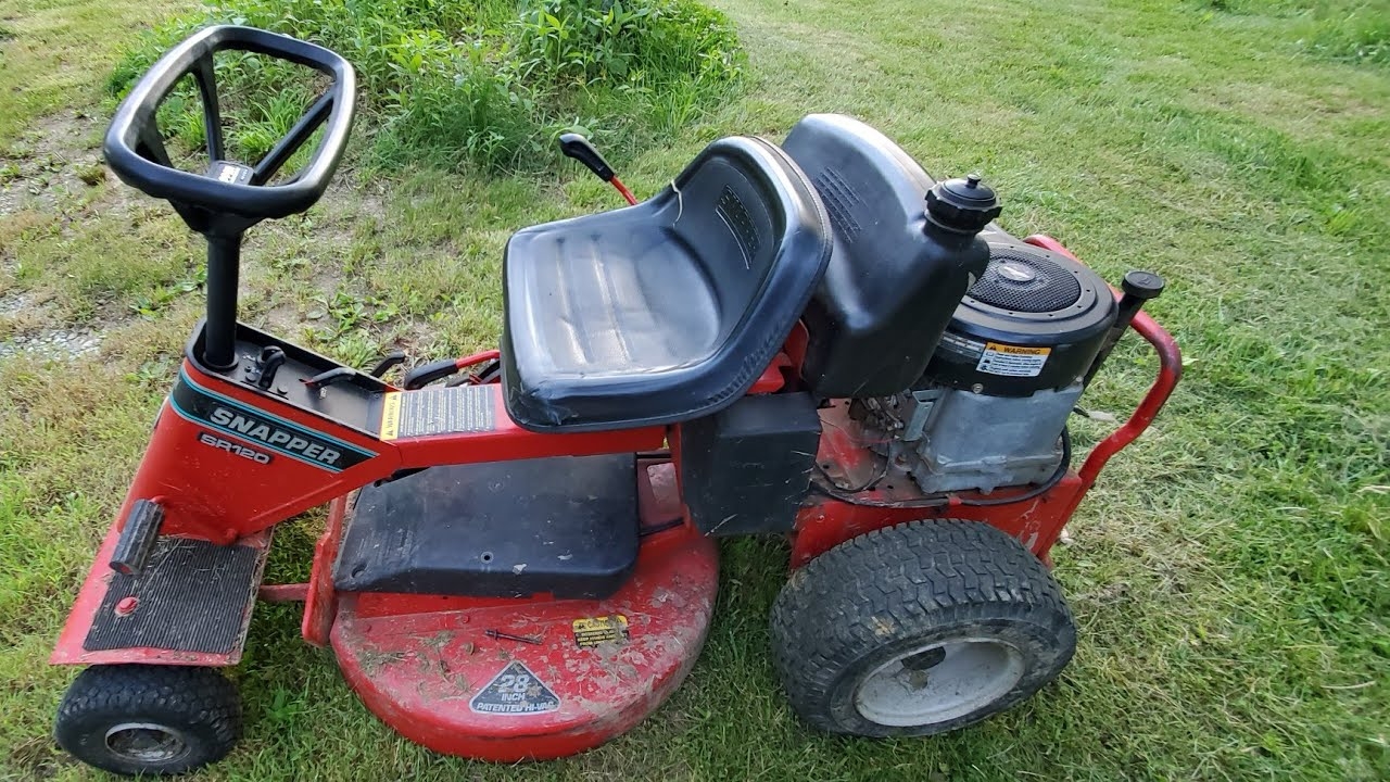 FIX THE BELT ON A SNAPPER RIDING MOWER YouTube FIX THE BELT ON A SNAPPER RIDING MOWER YouTube