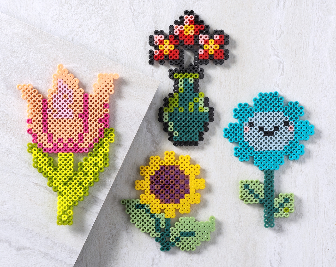 Flower Perler Beads 35 Free Patterns DIY Candy Flower Perler Beads 35 Free Patterns DIY Candy