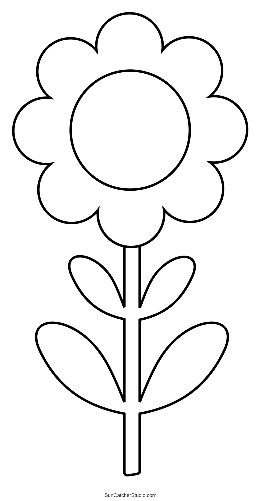 flower stem template printable flower stem template printable