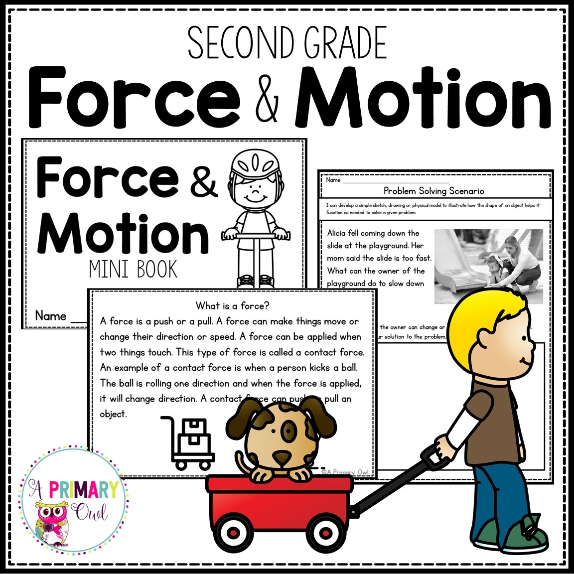 Force And Motion Unit With Mini Book STEM Projects Worksheets Made By Teachers Force And Motion Unit With Mini Book STEM Projects Worksheets Made By Teachers