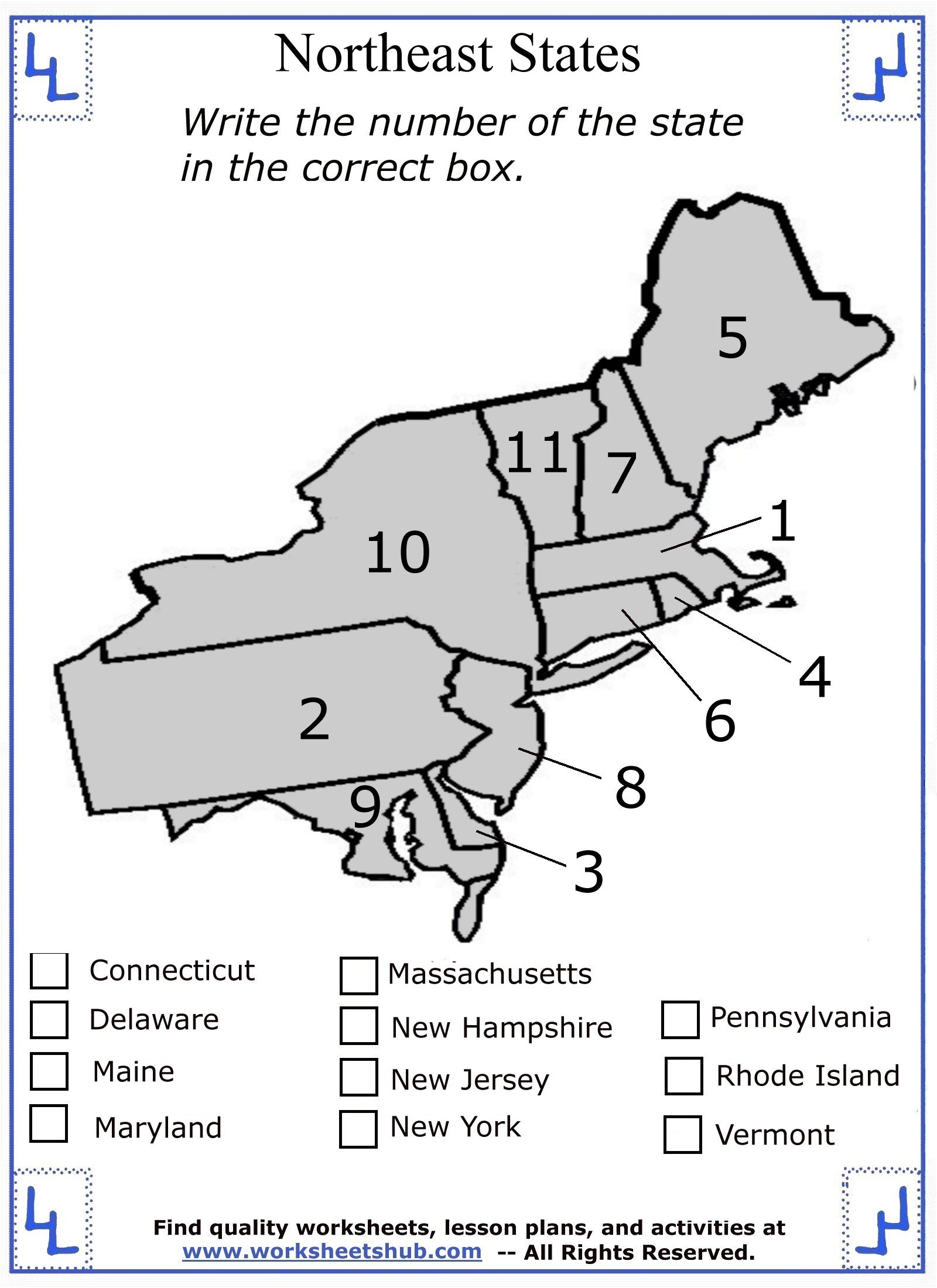 Fourth Grade Social Studies Northeast Region States And Capitals Fourth Grade Social Studies Northeast Region States And Capitals
