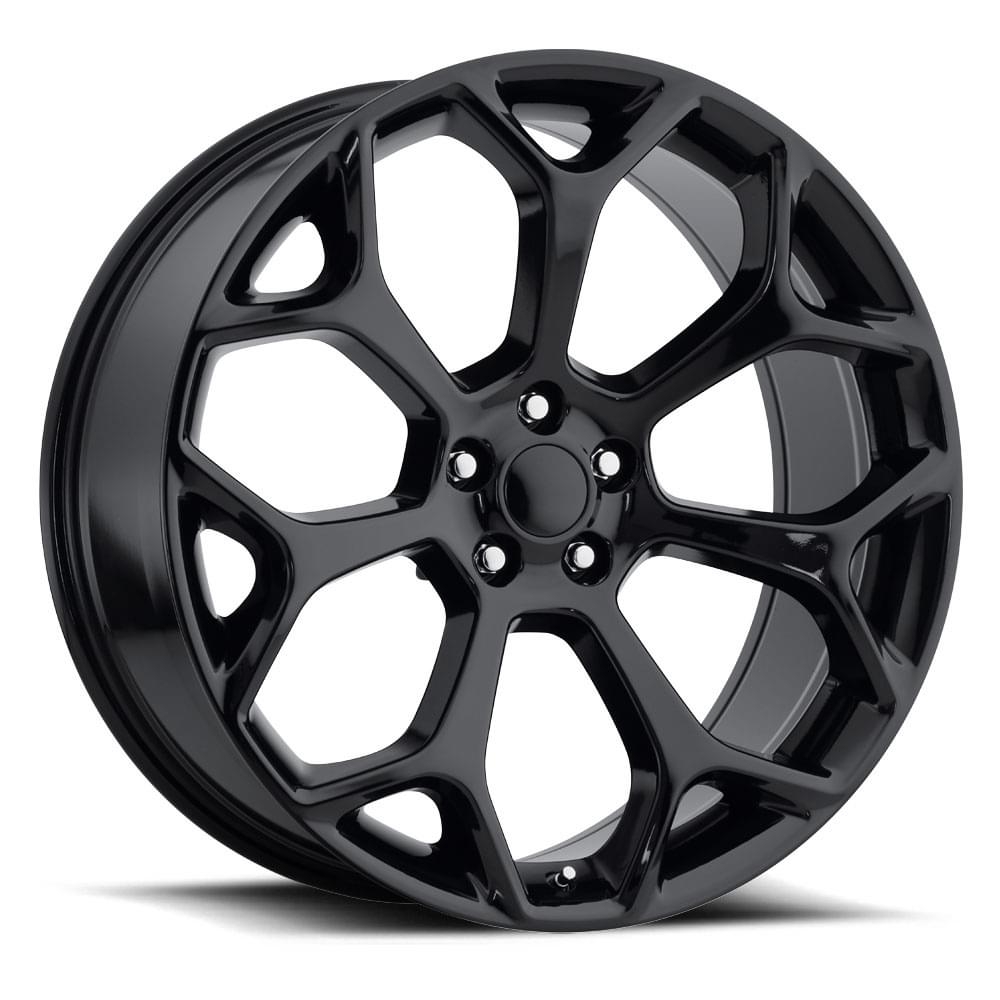 FR 71 CHRYSLER 300 REPLICA WHEELS GLOSS BLACK Factory Reproductions