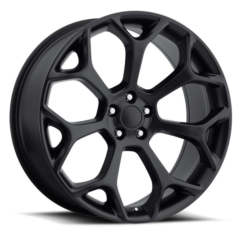 FR 71 CHRYSLER 300 REPLICA WHEELS SATIN BLACK Factory Reproductions