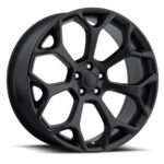 FR 71 CHRYSLER 300 REPLICA WHEELS SATIN BLACK Factory Reproductions