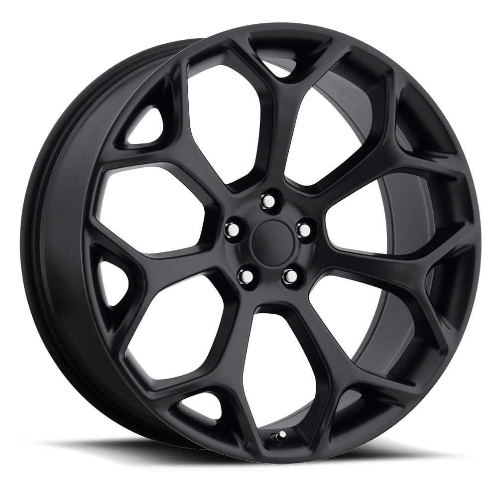 FR 71 CHRYSLER 300 REPLICA WHEELS SATIN BLACK Factory Reproductions
