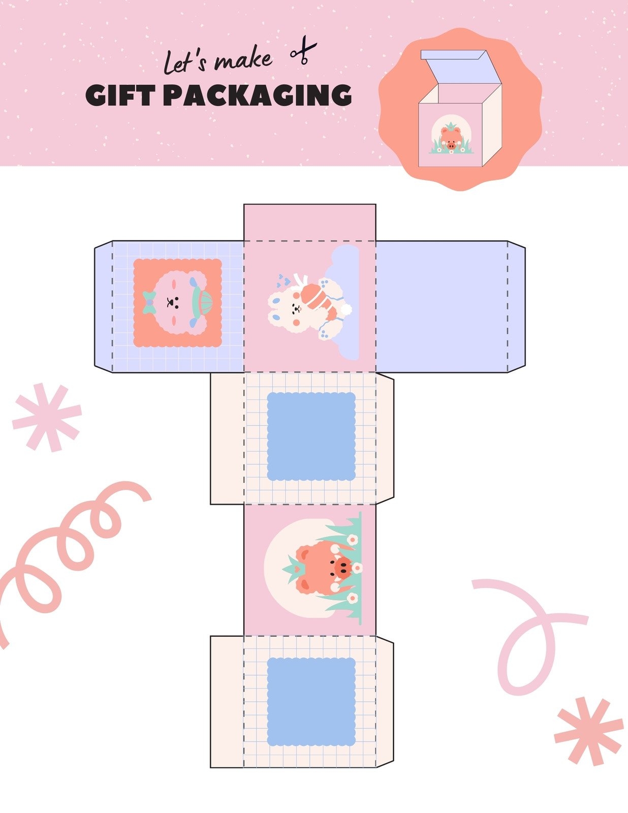 Free And Customizable Blind Box Templates Free And Customizable Blind Box Templates