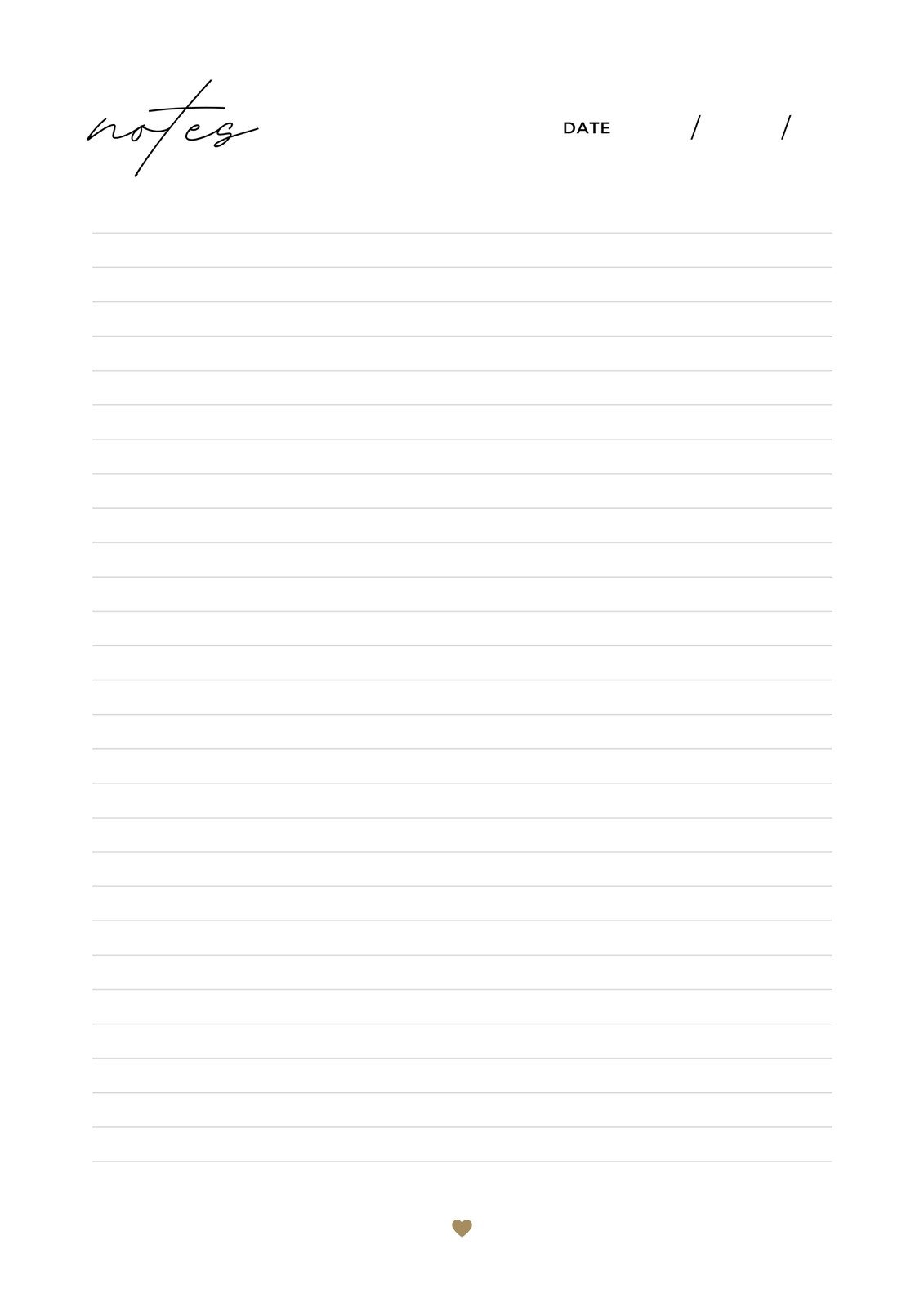 Free And Customizable Notes Templates Free And Customizable Notes Templates