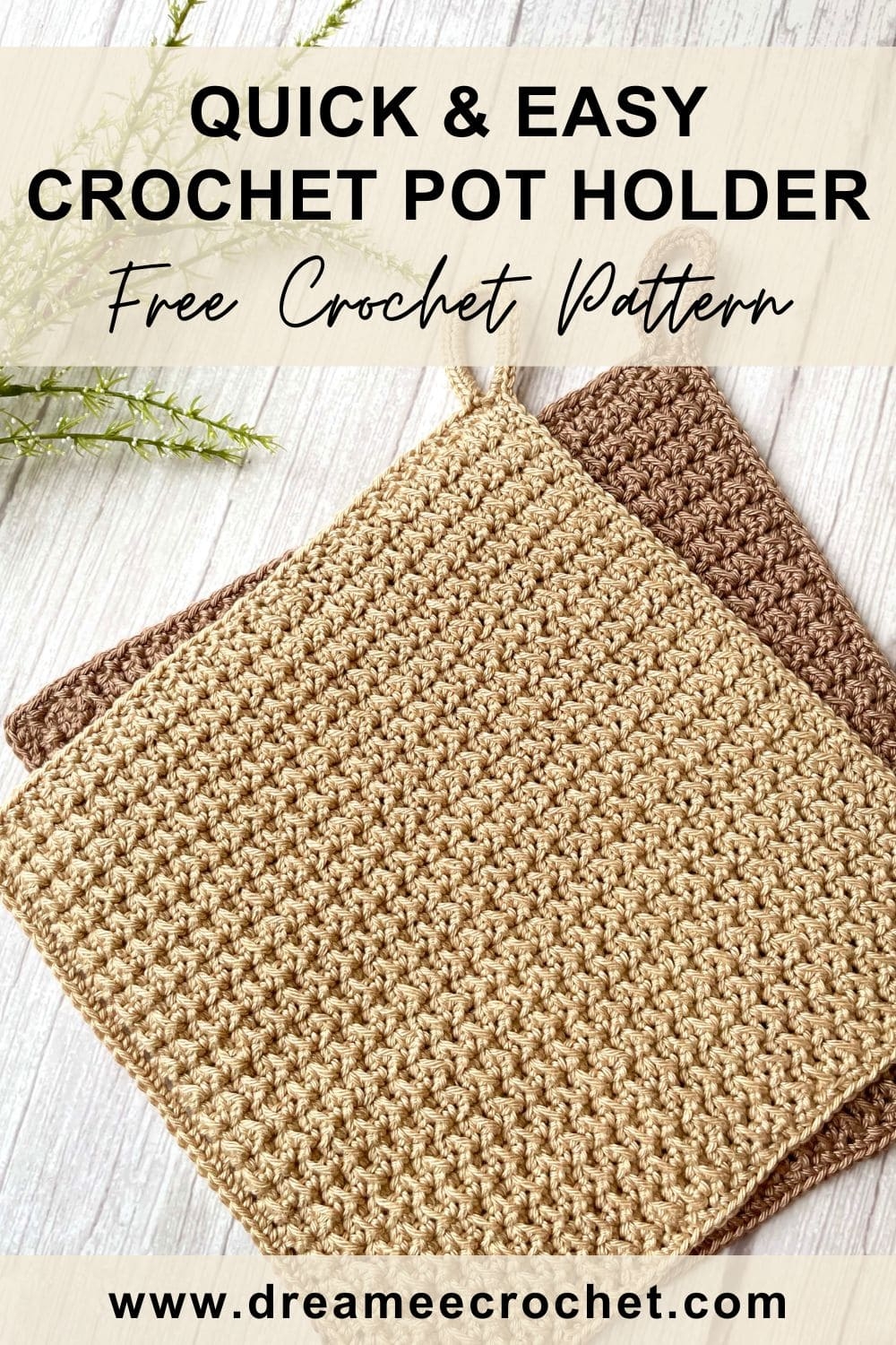 Free And Easy Crochet Potholder Pattern With Stitch Tutorial Dreamee Crochet Free And Easy Crochet Potholder Pattern With Stitch Tutorial Dreamee Crochet