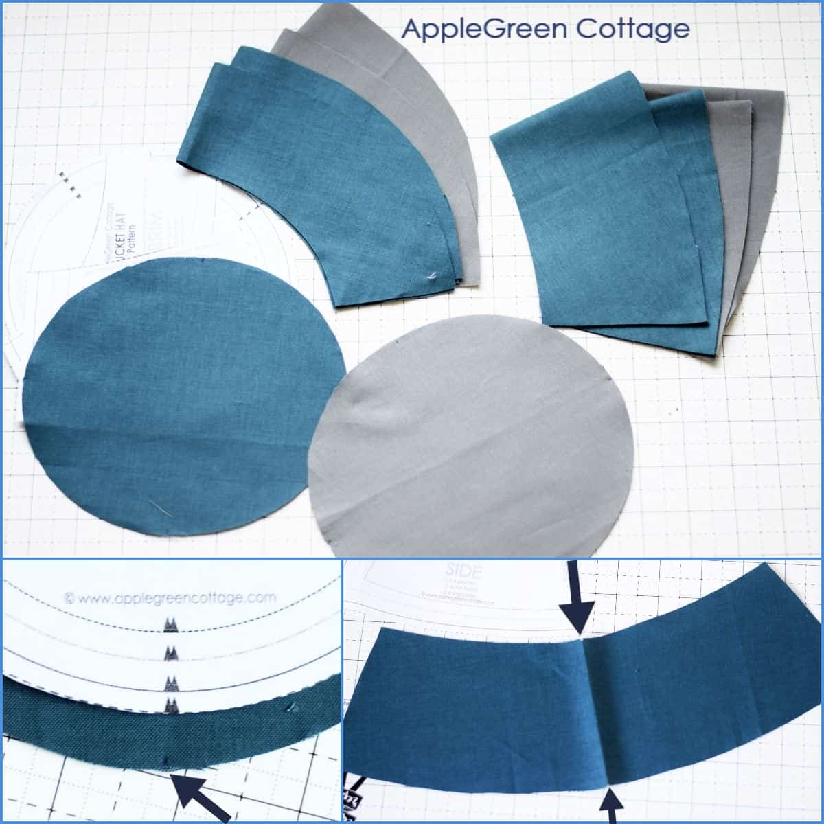 FREE Bucket Hat Pattern By AppleGreen Cottage In 5 Sizes FREE Bucket Hat Pattern By AppleGreen Cottage In 5 Sizes