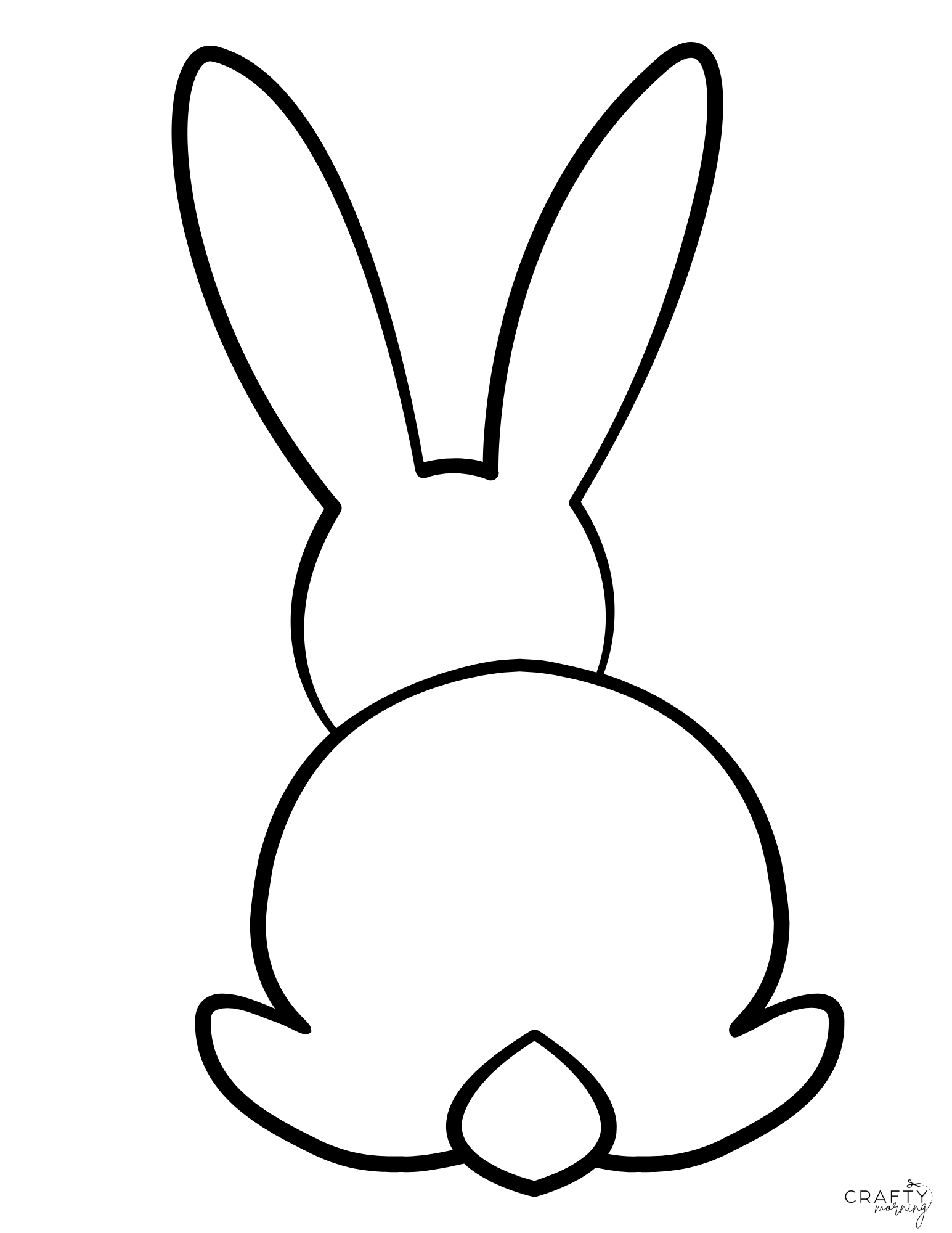Free Bunny Outlines Printable Templates Crafty Morning Free Bunny Outlines Printable Templates Crafty Morning