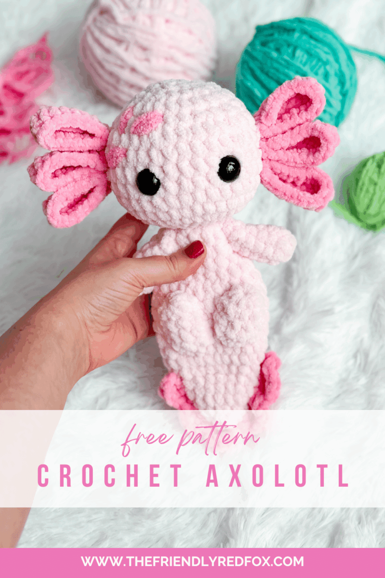 Free Crochet Axolotl Pattern 