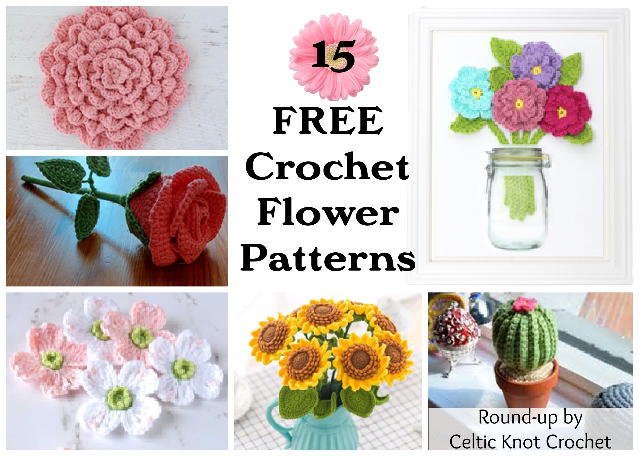 Free Crochet Flower Patterns Round up By Celtic Knot Crochet Free Crochet Flower Patterns Round up By Celtic Knot Crochet