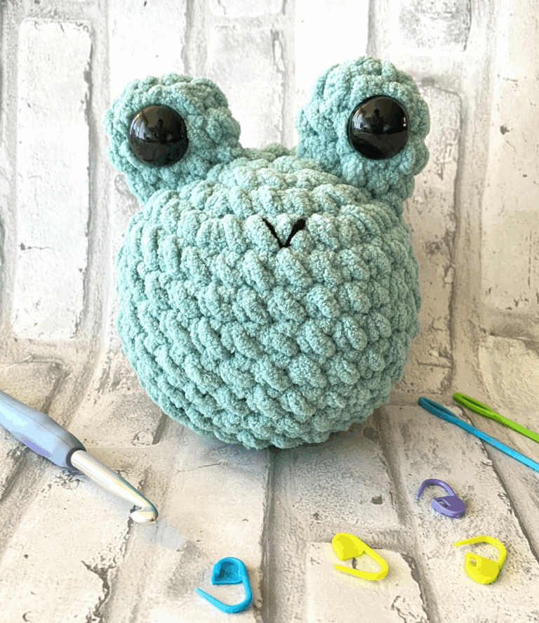 Free Crochet Frog Pattern Easy Beginner First Amigurumi Project With Video Tutorial The Mary Jay