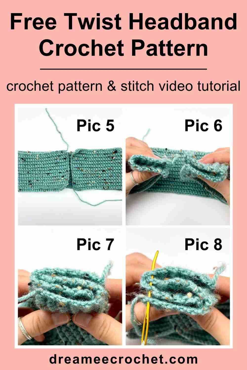 Free Crochet Twist Headband Pattern Easy Ear Warmer Dreamee Crochet Free Crochet Twist Headband Pattern Easy Ear Warmer Dreamee Crochet
