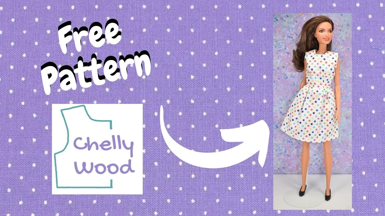 Free Doll Clothes Patterns Basic Barbie Dress Pattern YouTube Free Doll Clothes Patterns Basic Barbie Dress Pattern YouTube