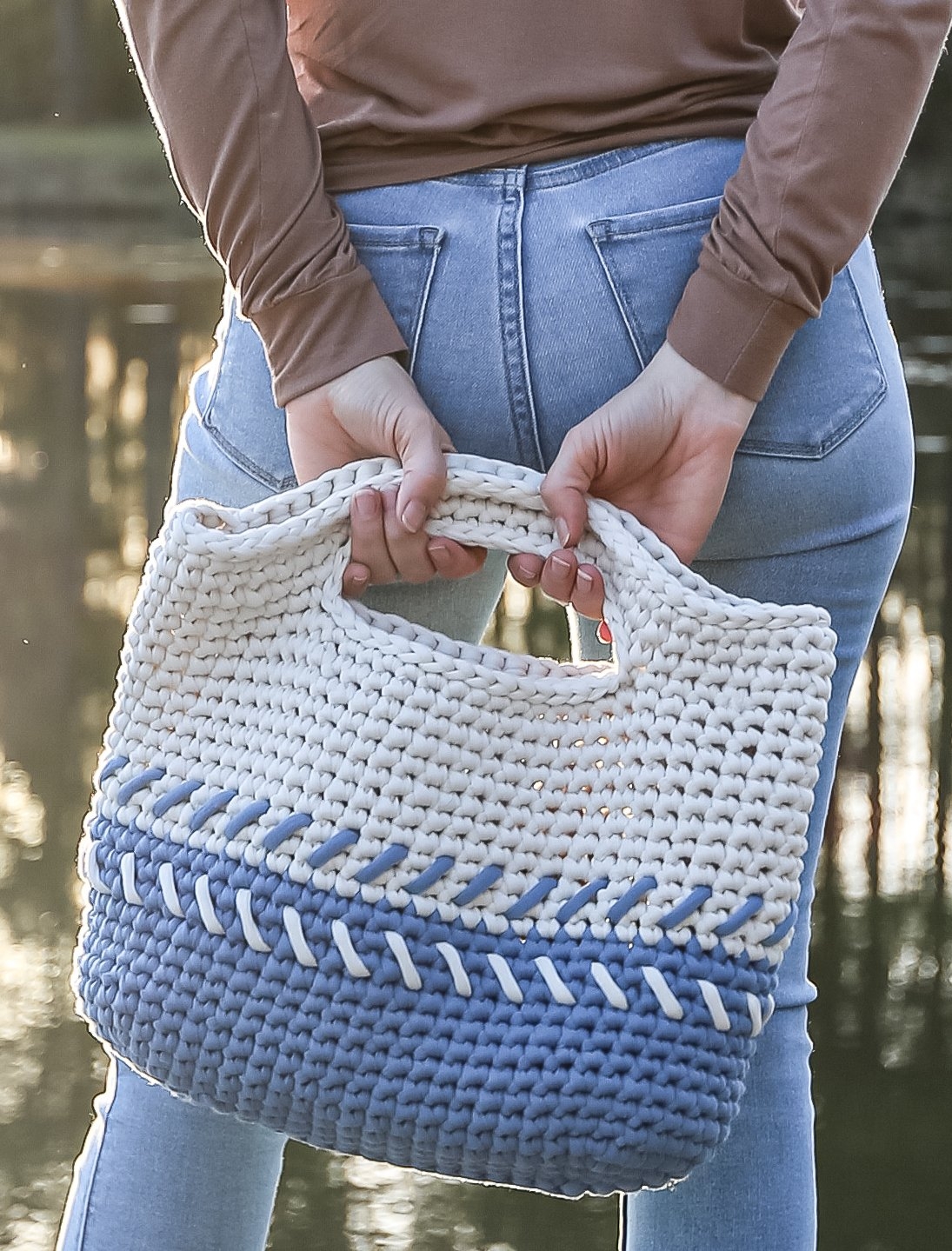 Free Easy Simple Crochet Tote Bag Beginner Purse Pattern