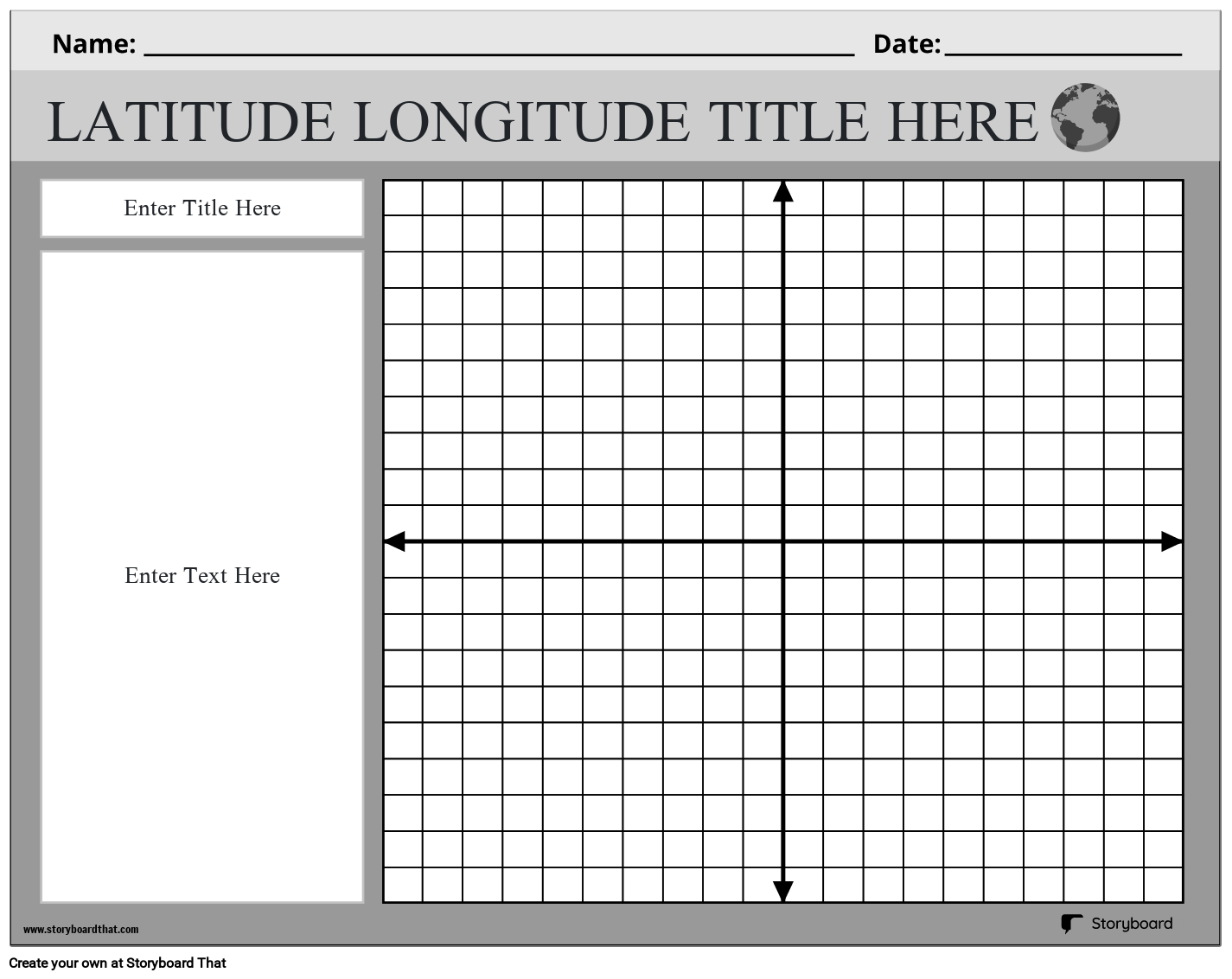Free Latitude Longitude Worksheets Storyboard That