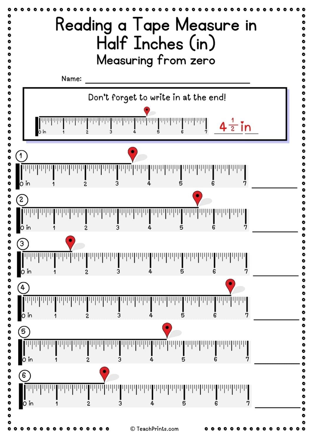 read a tape measure worksheet read a tape measure worksheet